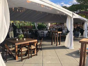Dockside Outdoor Patio Dining with Cover